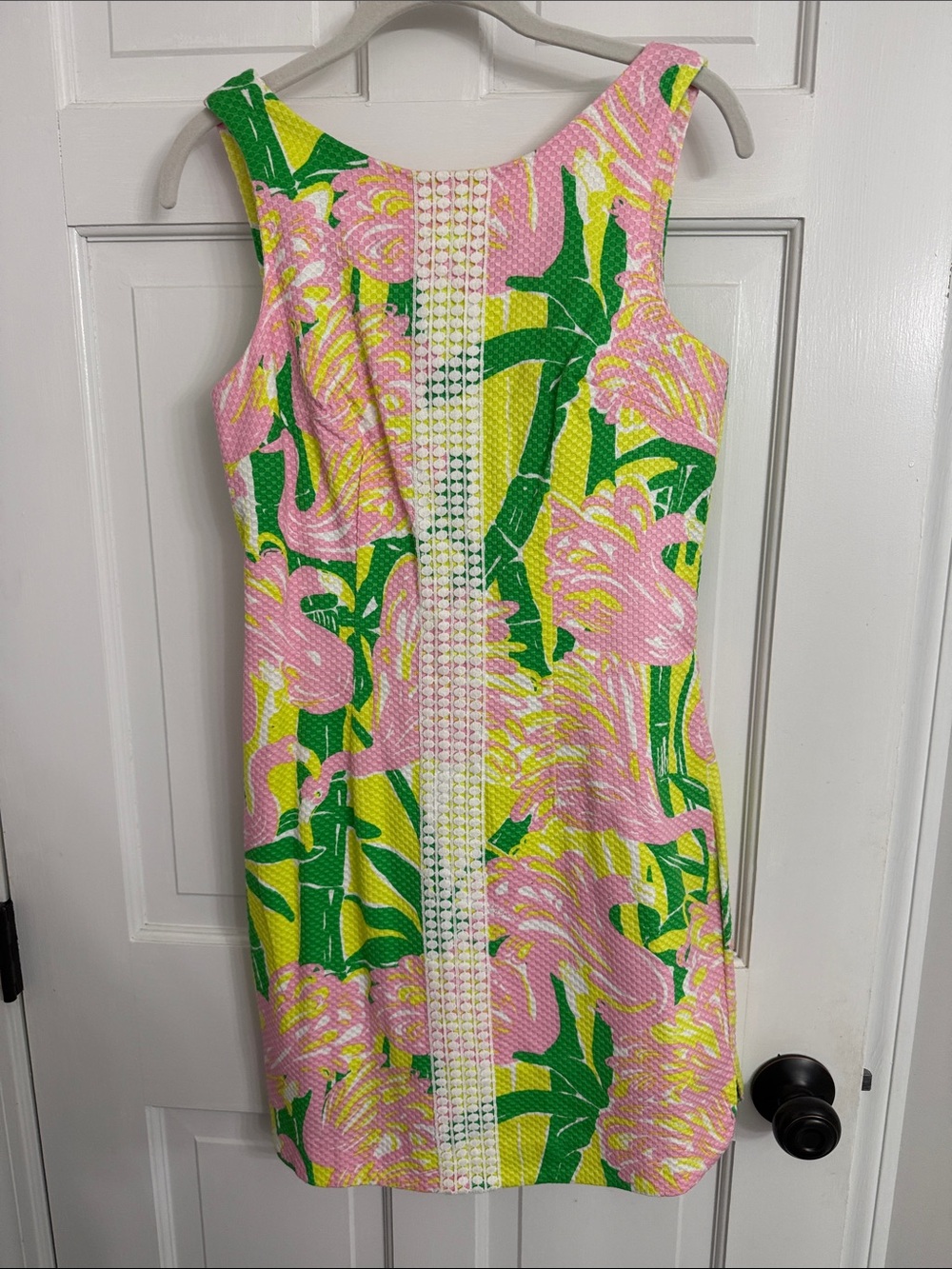 Lilly Pulitzer Pink, Yellow & Green Floral Shift Dress